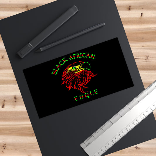 Black African Eagle Bumper Stickers