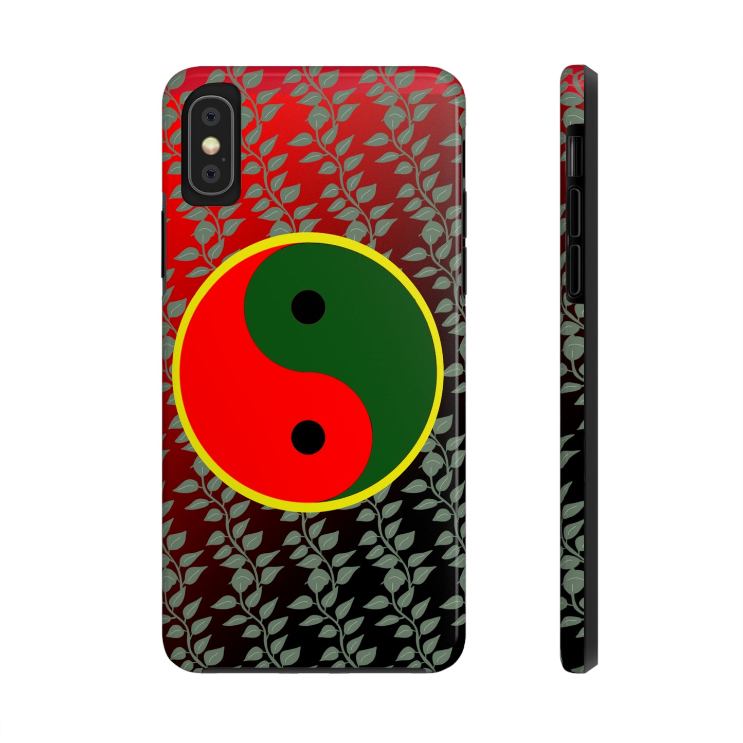 Afro Yen and Yang Tough Phone Cases, Case-Mate