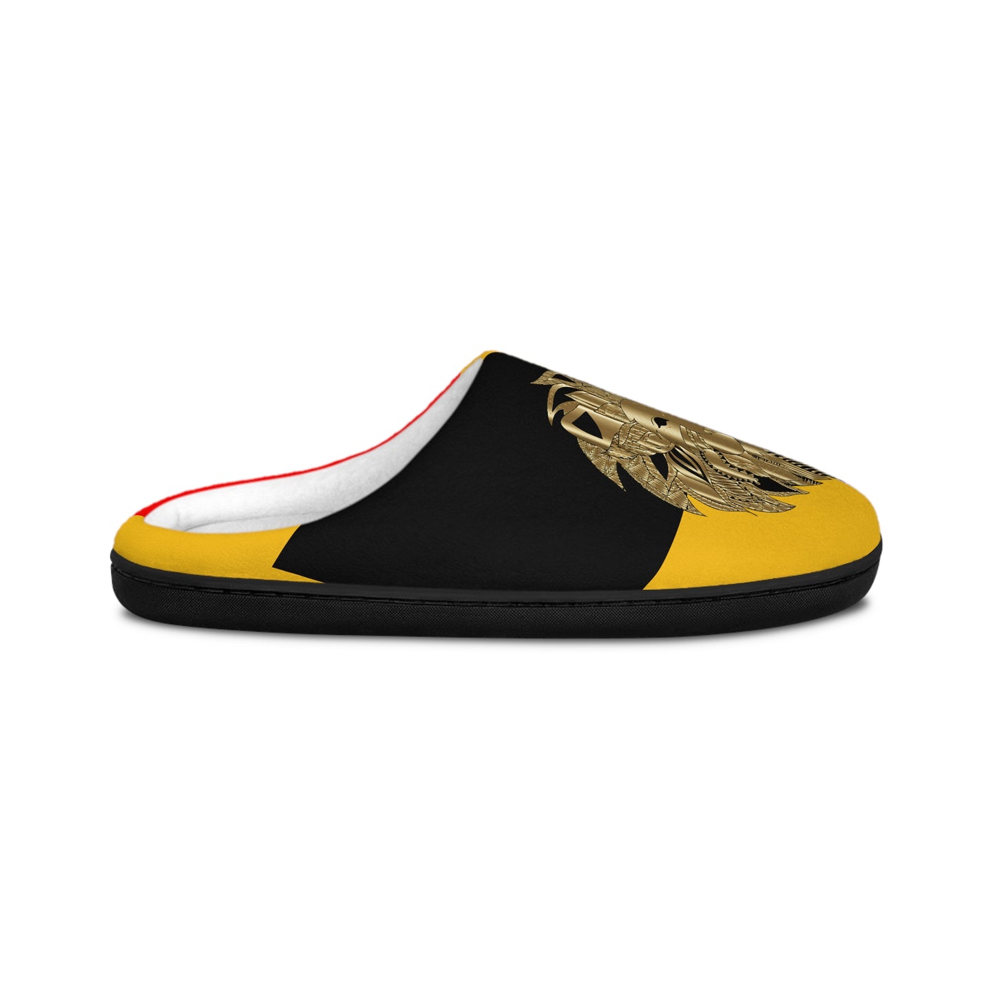 lion-golden face Men's Indoor Slippers