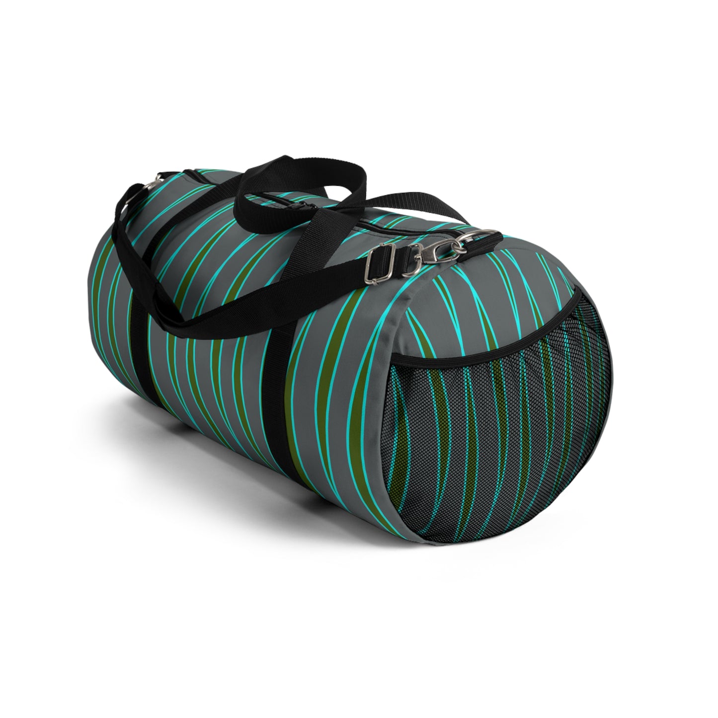 Light Ribbons (Gray) Duffel Bag