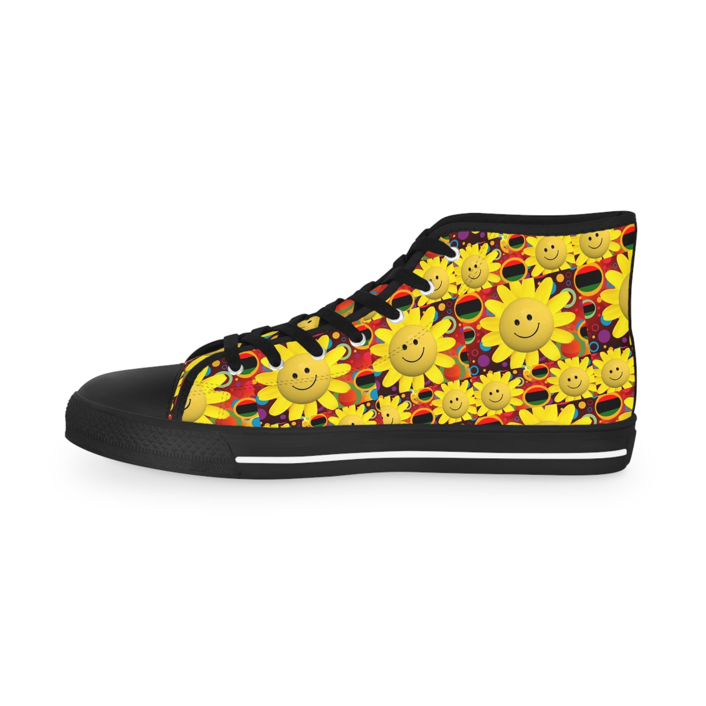 Smiling Sun Men's High Top Sneakers