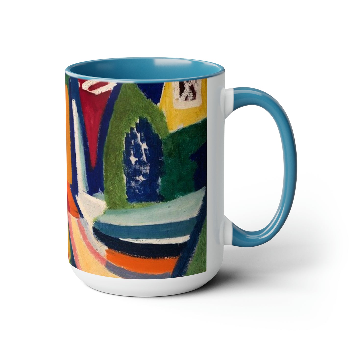 Gondola   Two-Tone Coffee Mugs, 15oz