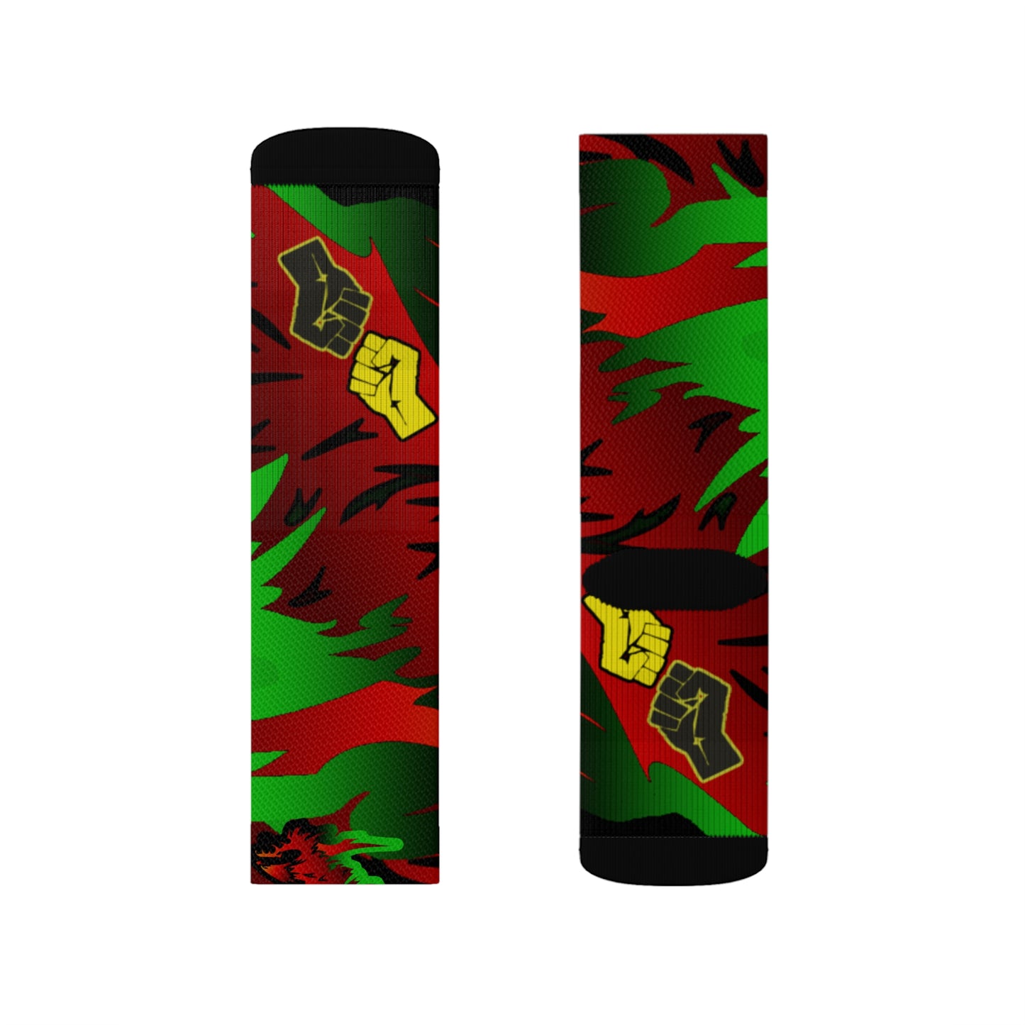 Afro Fire Bird     Sublimation Socks