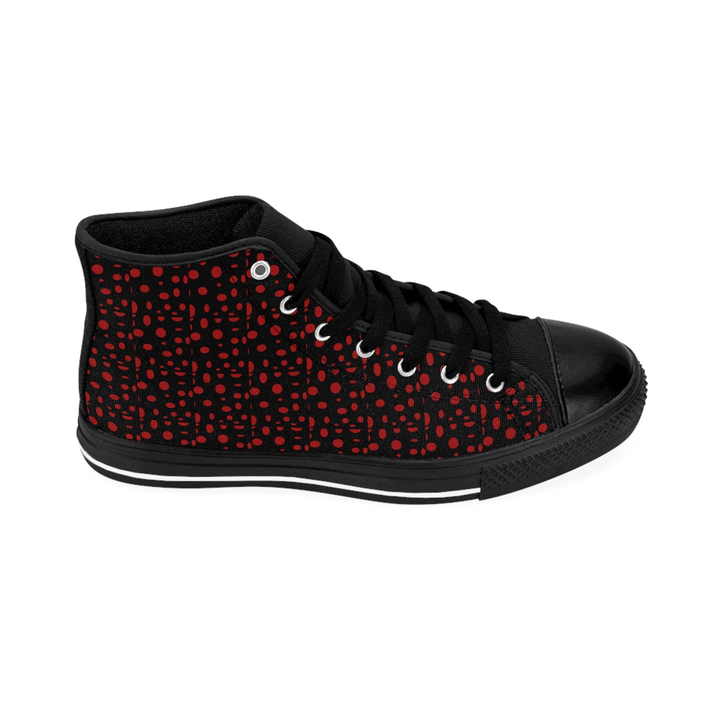 Small Black Ladybug Women's Classic Sneakers