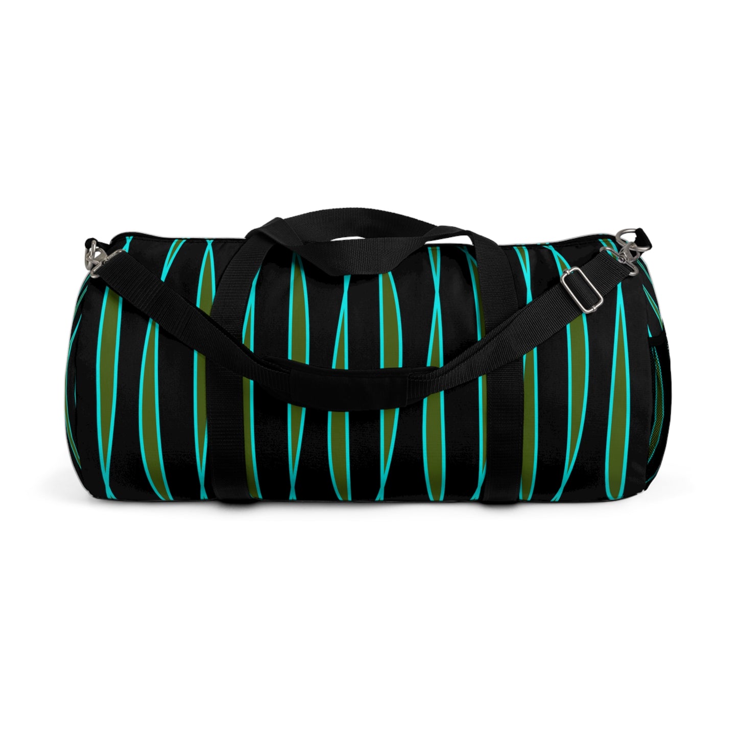 Light Ribbons (Black) Duffel Bag