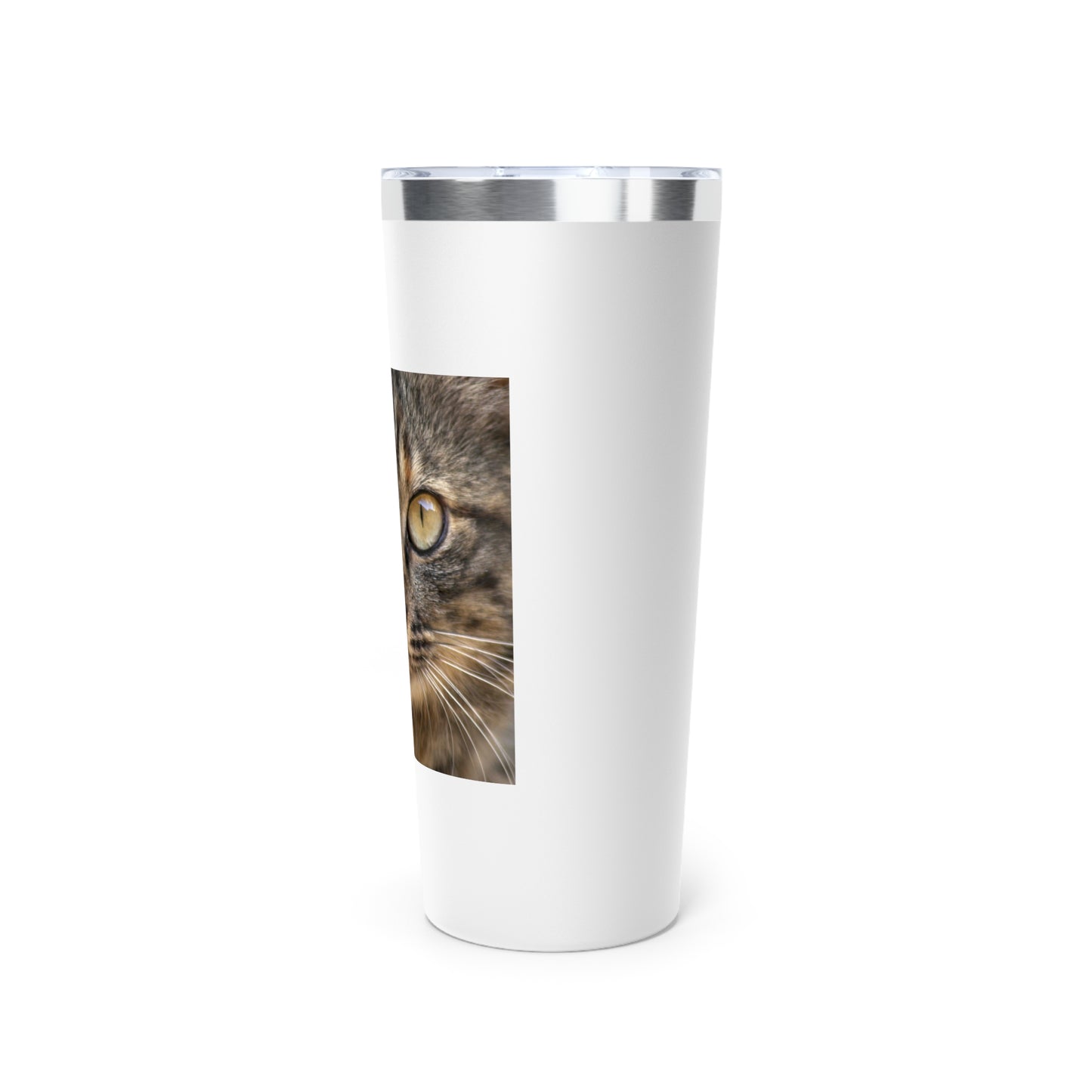 Cat Face  Copper Vacuum Insulated Tumbler, 22oz