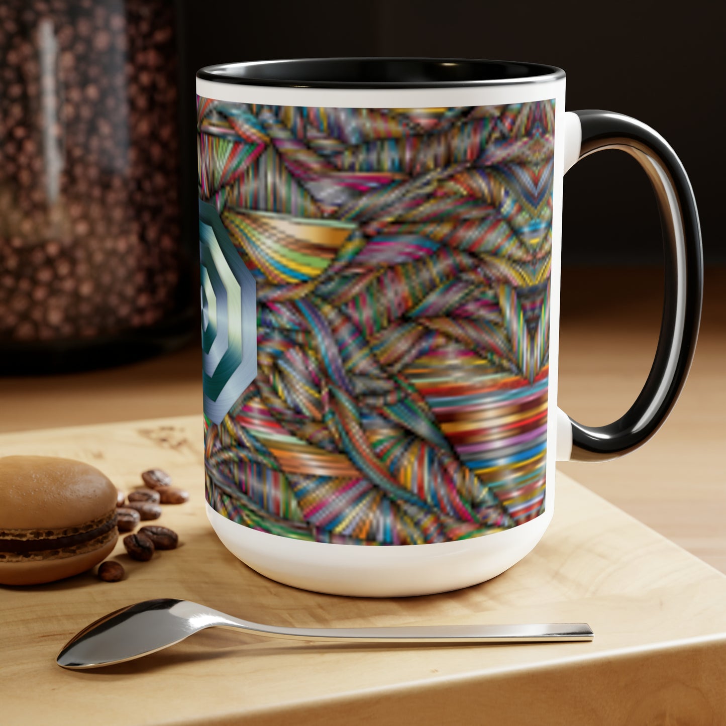 Cerebral Two-Tone Coffee Mugs, 15oz