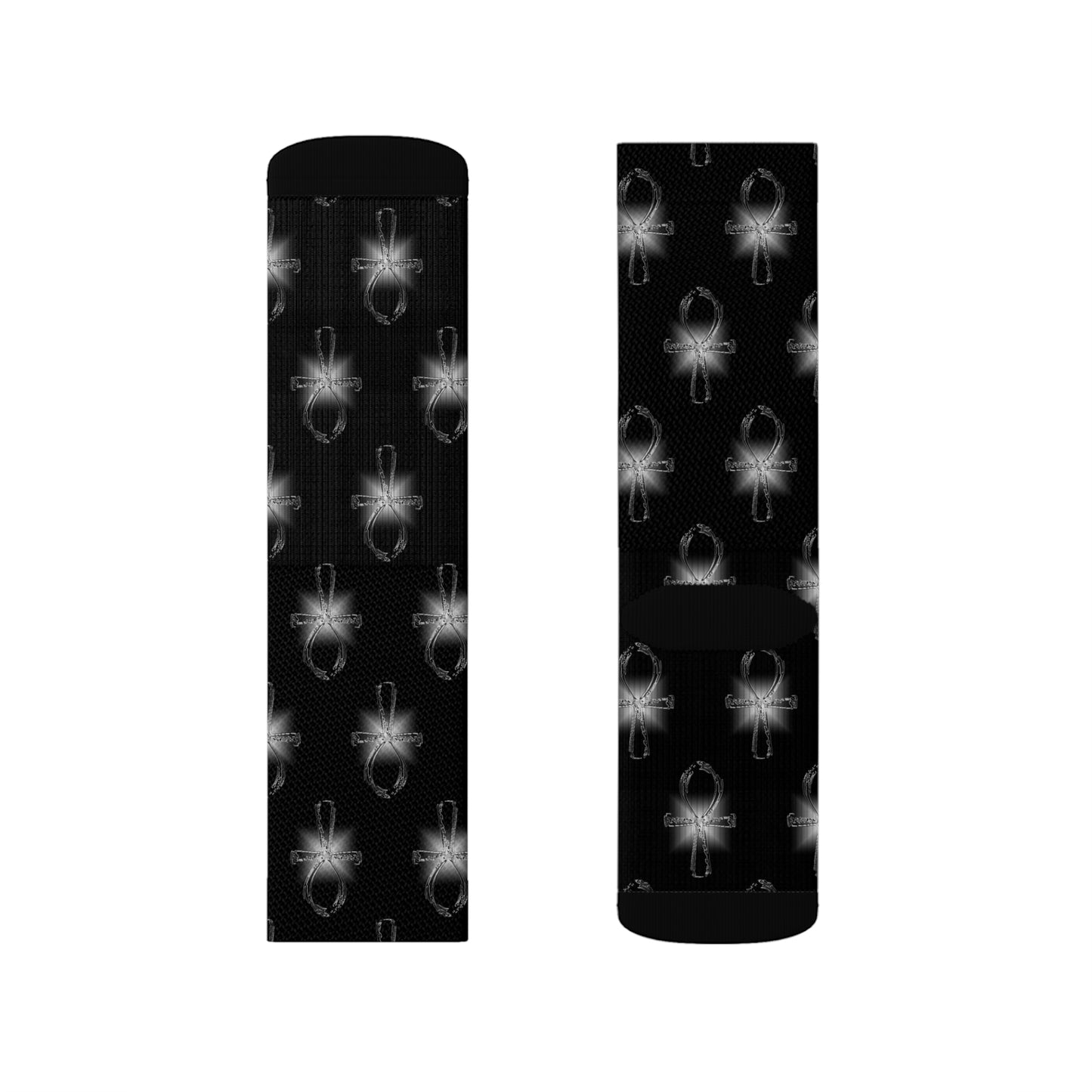 Glass ANKH Sublimation Socks