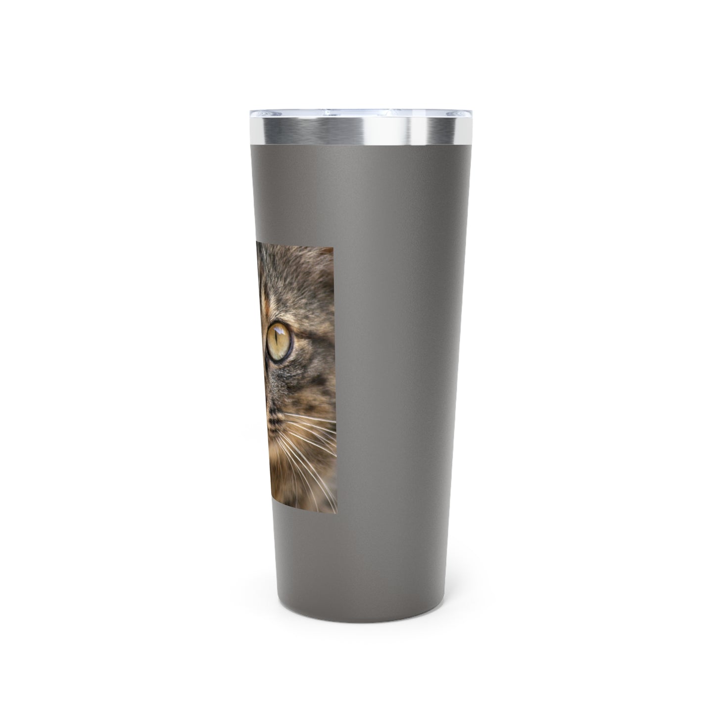 Cat Face  Copper Vacuum Insulated Tumbler, 22oz