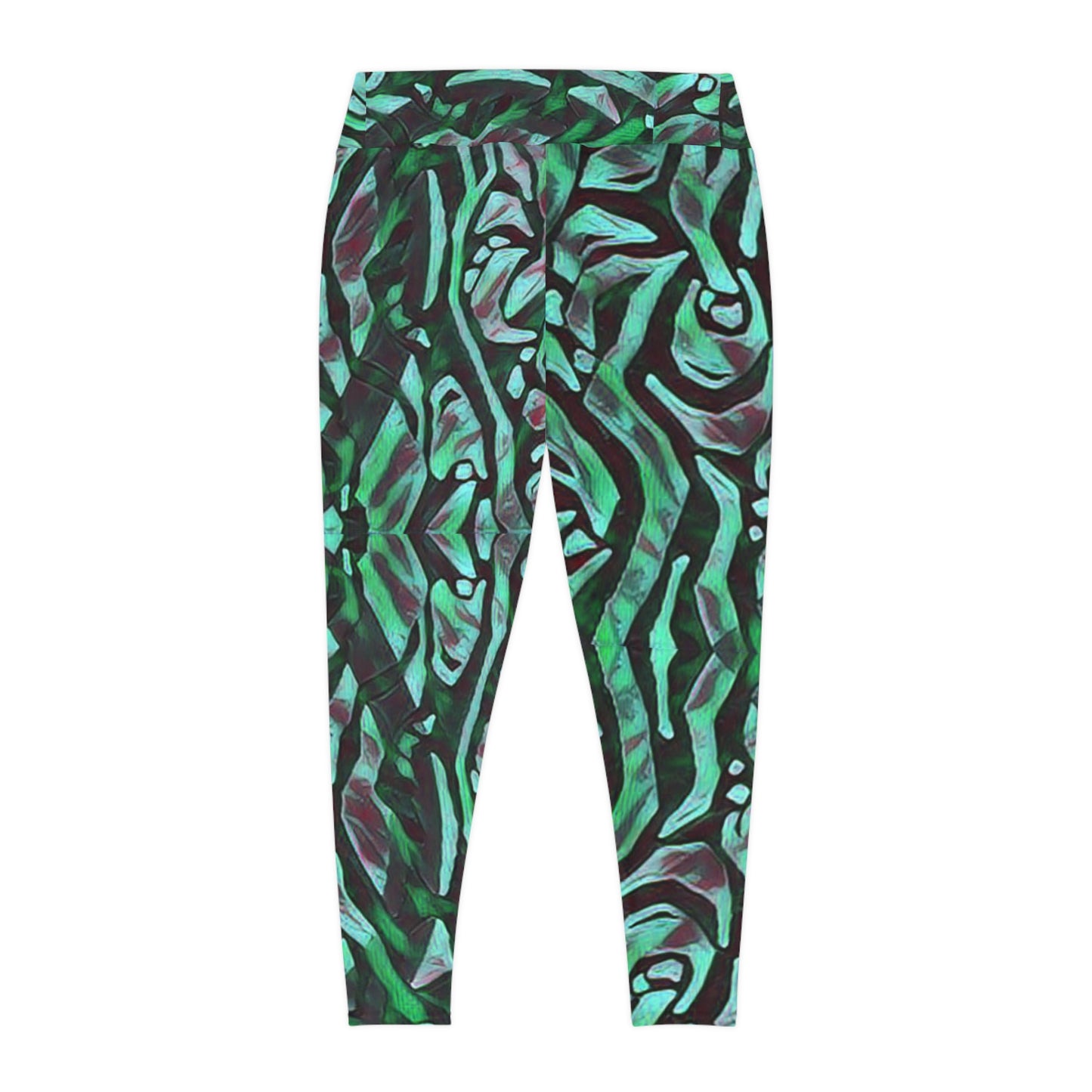 Mint Black Plus Size Leggings