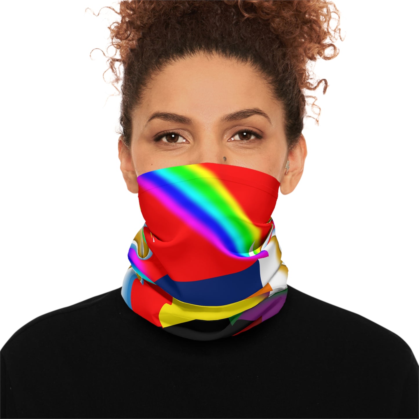 Recer Collage Midweight Neck Gaiter