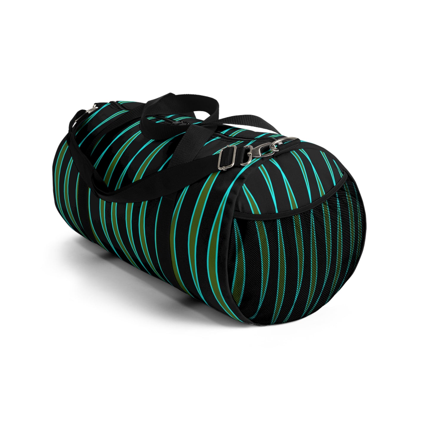 Light Ribbons (Black) Duffel Bag