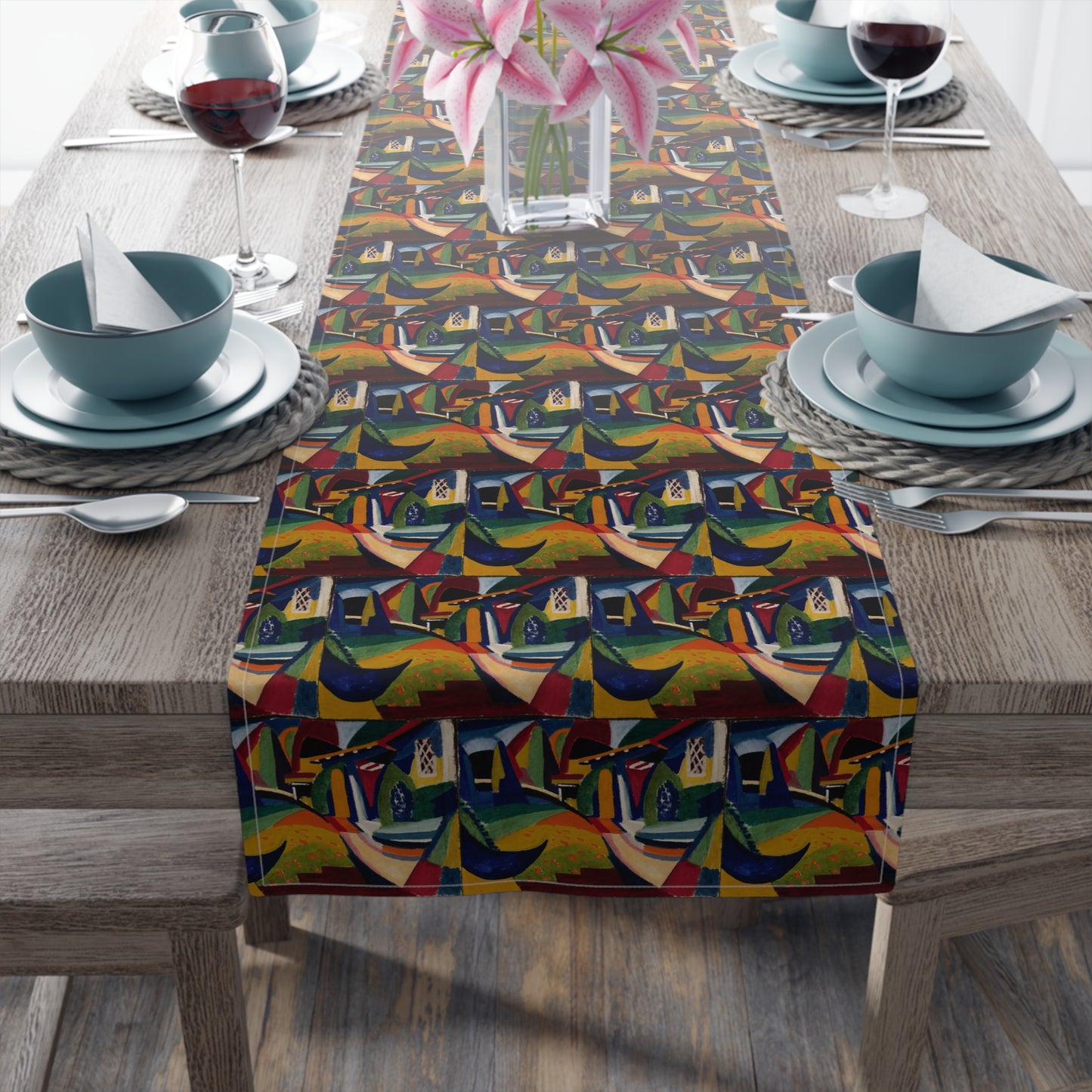 Gondola  Table Runner (Cotton, Poly)