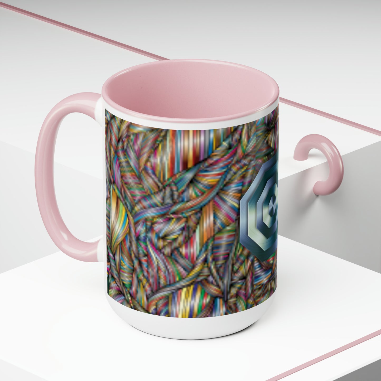 Cerebral Two-Tone Coffee Mugs, 15oz