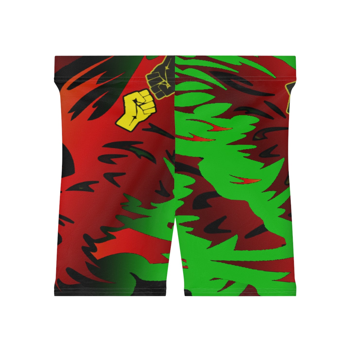 Afro Fire Bird   Women's Biker Shorts (AOP)