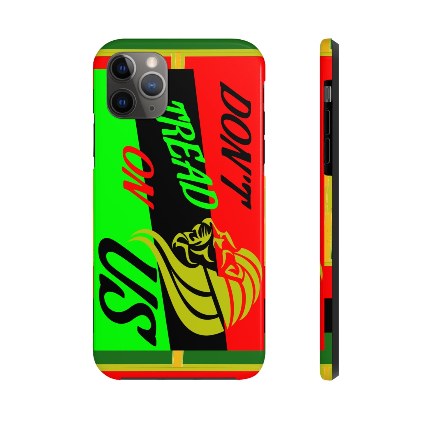 "Don't Tread On Us" African Diaspora Flag Tough Phone Cases, Case-Mate