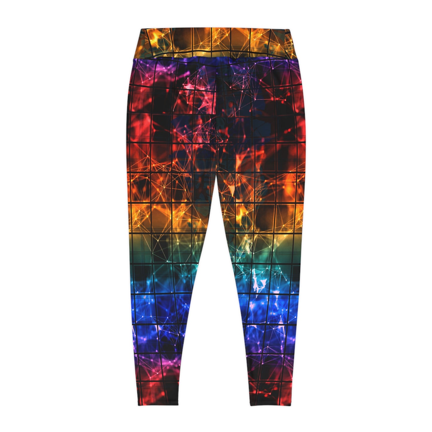 Techno-colors m Plus Size Leggings