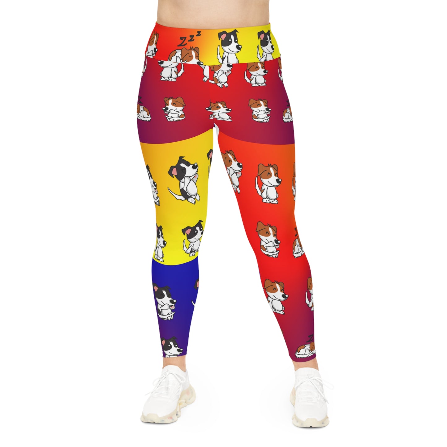 RAINBOW DOGS Plus Size Leggings