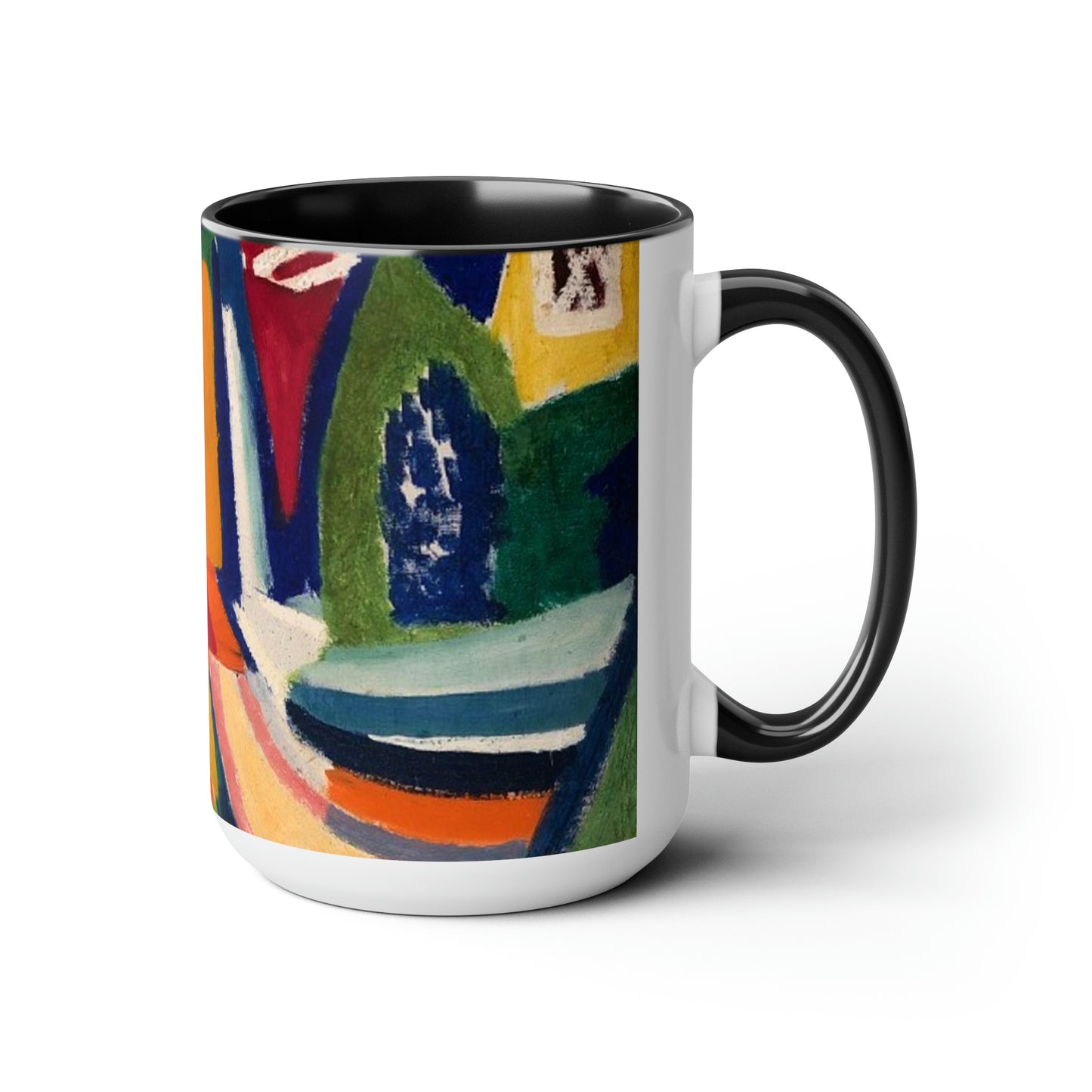 Gondola   Two-Tone Coffee Mugs, 15oz