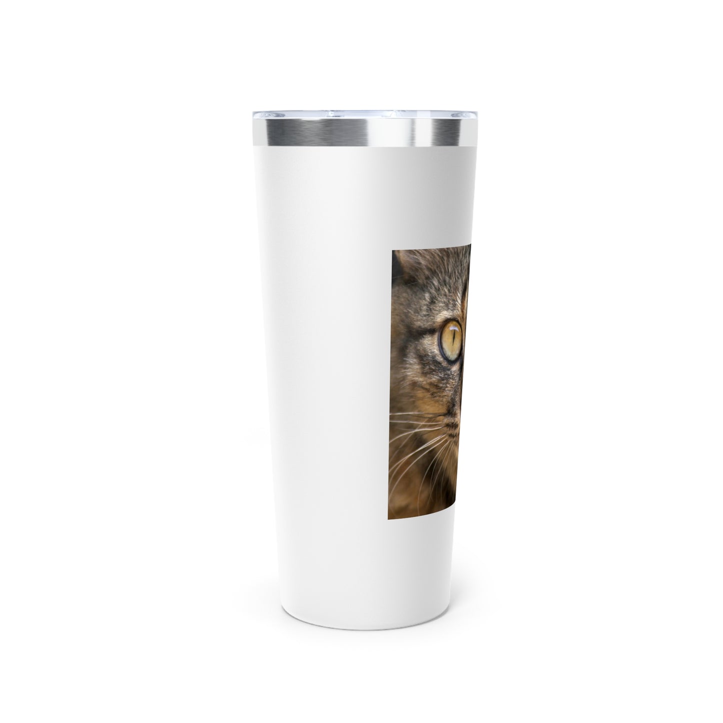 Cat Face  Copper Vacuum Insulated Tumbler, 22oz