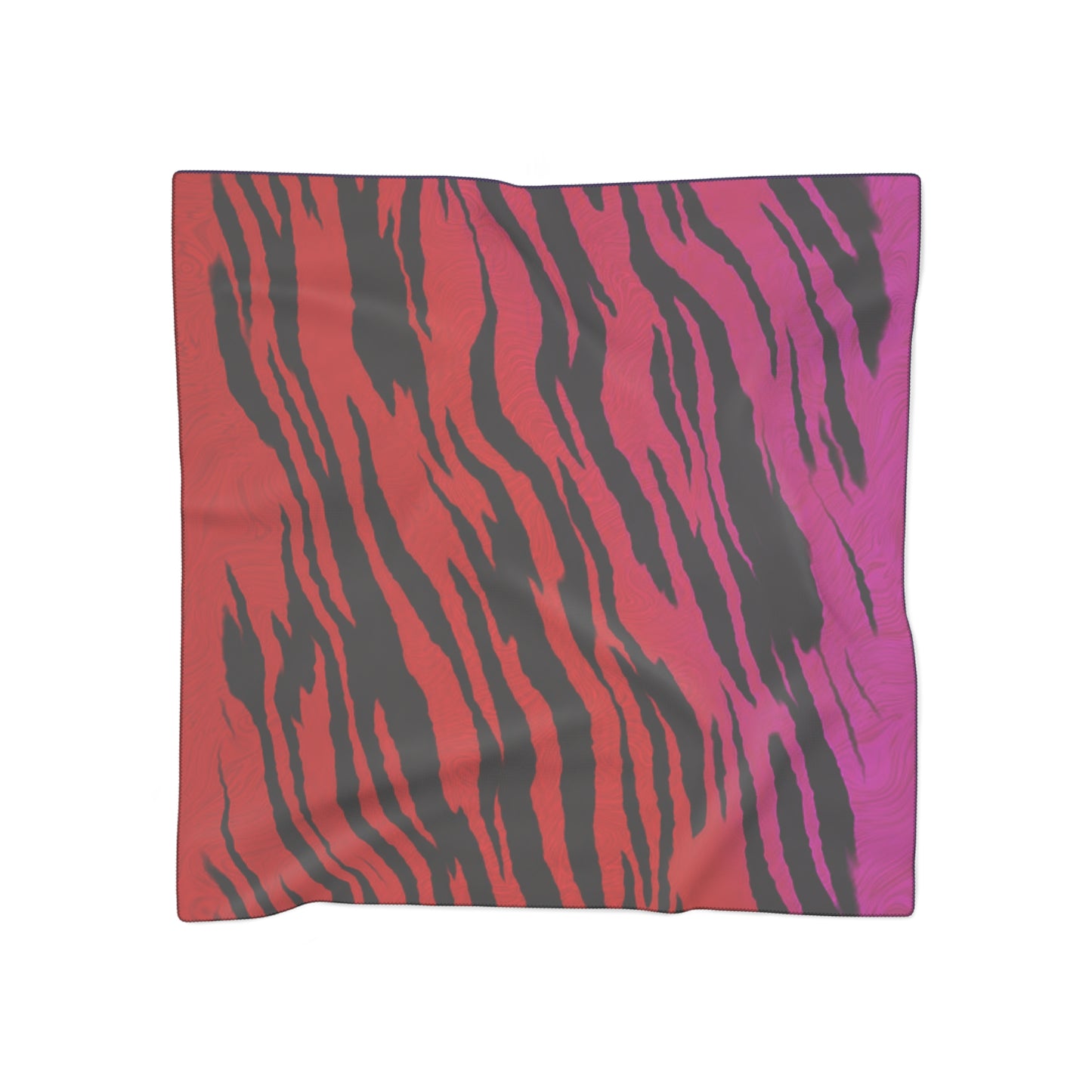 Vam Tiger Print Poly Scarf