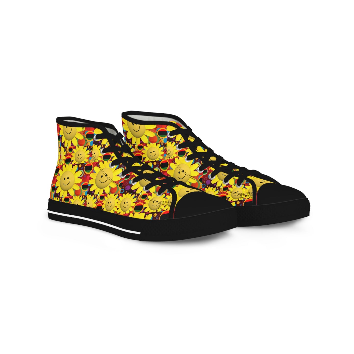 Smiling Sun Men's High Top Sneakers