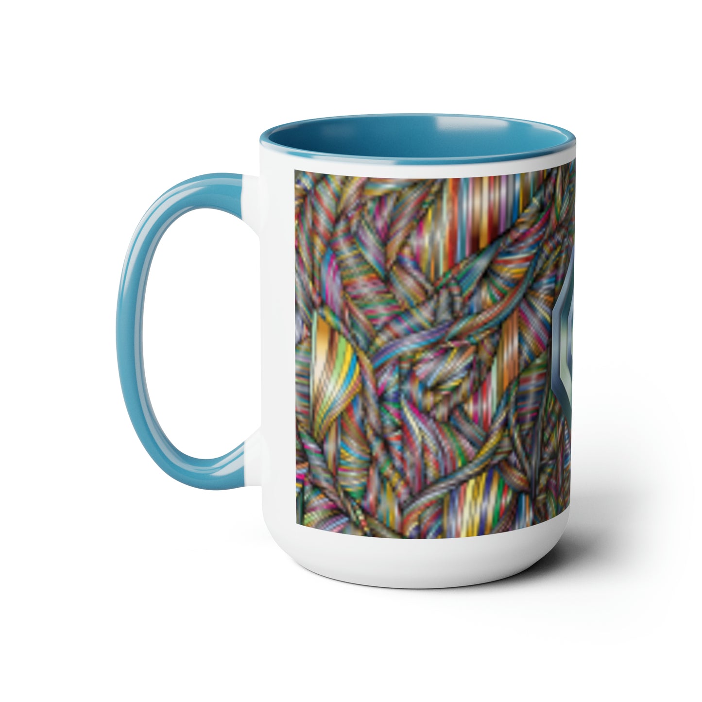 Cerebral Two-Tone Coffee Mugs, 15oz