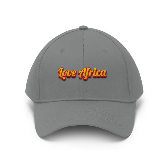 Love Africa (EMBROIDERED ) Unisex Twill Hat