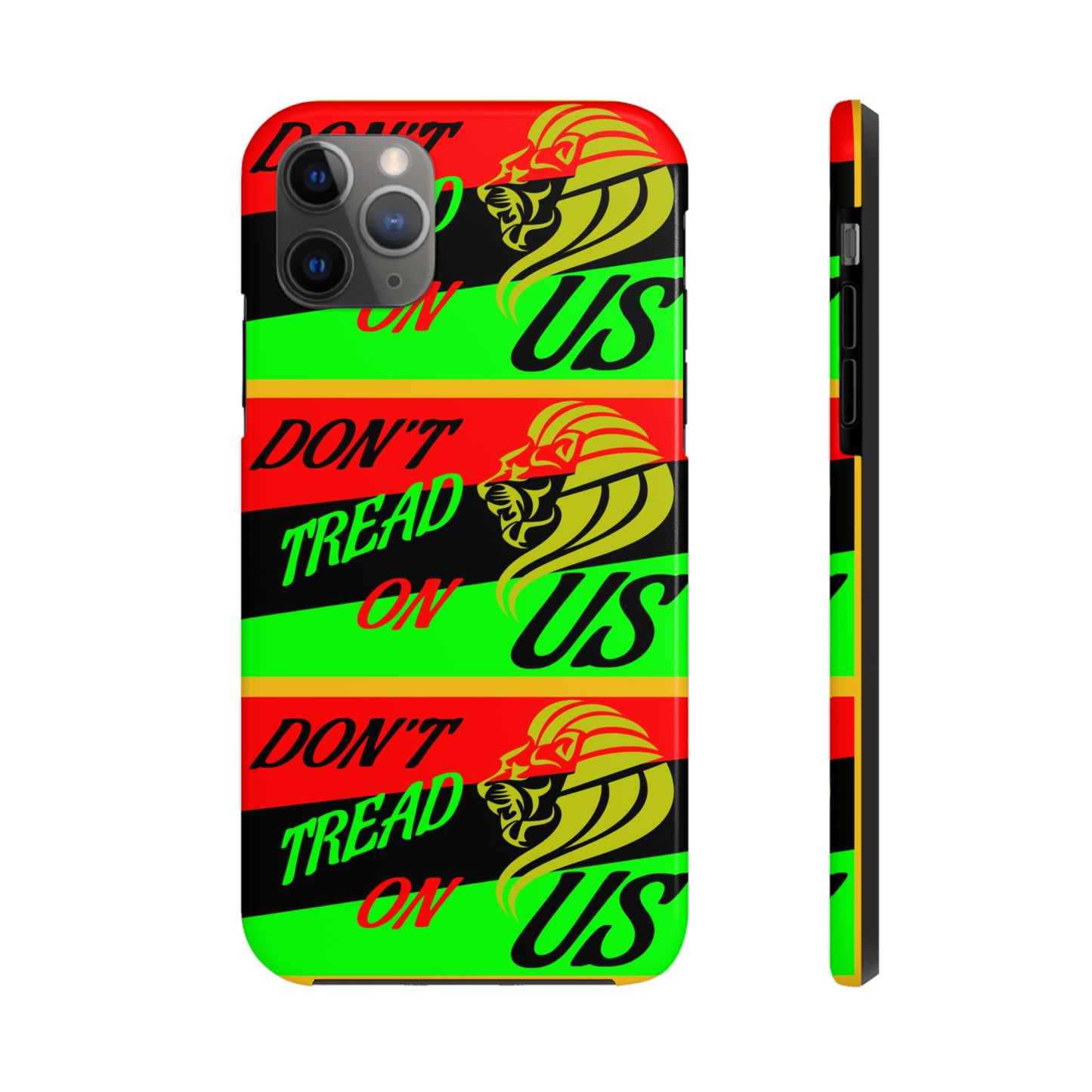 "Don't Tread On Us" African Diaspora Flag X's 3 Tough Phone Cases, Case-Mate