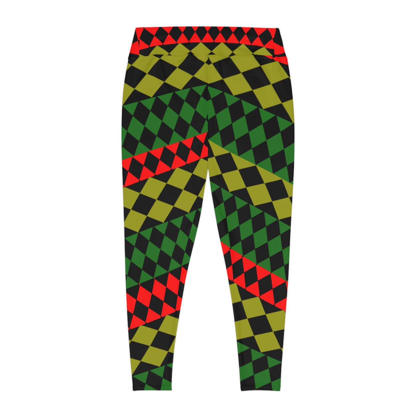 Pan African FLAG( Optical) Plus Size Leggings