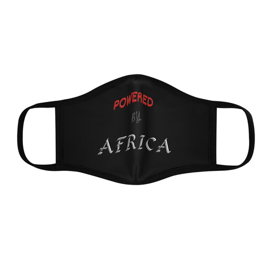 Powered By Africa Fitted Polyester Face Mask