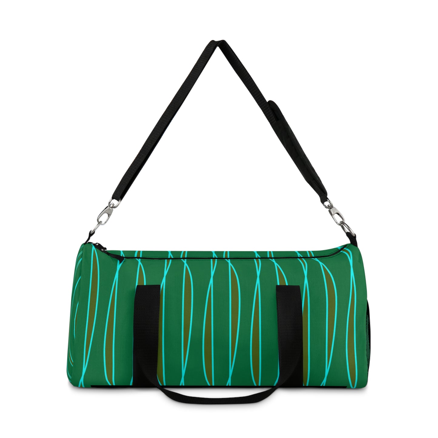 Light Ribbons (Green) Duffel Bag