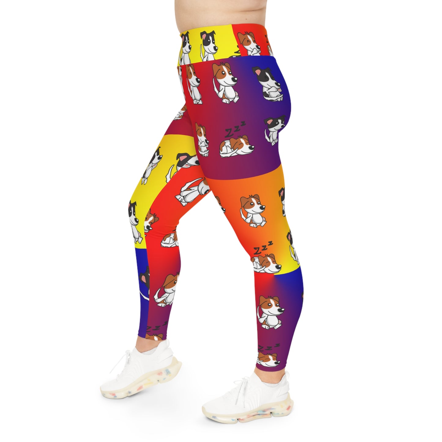 RAINBOW DOGS Plus Size Leggings