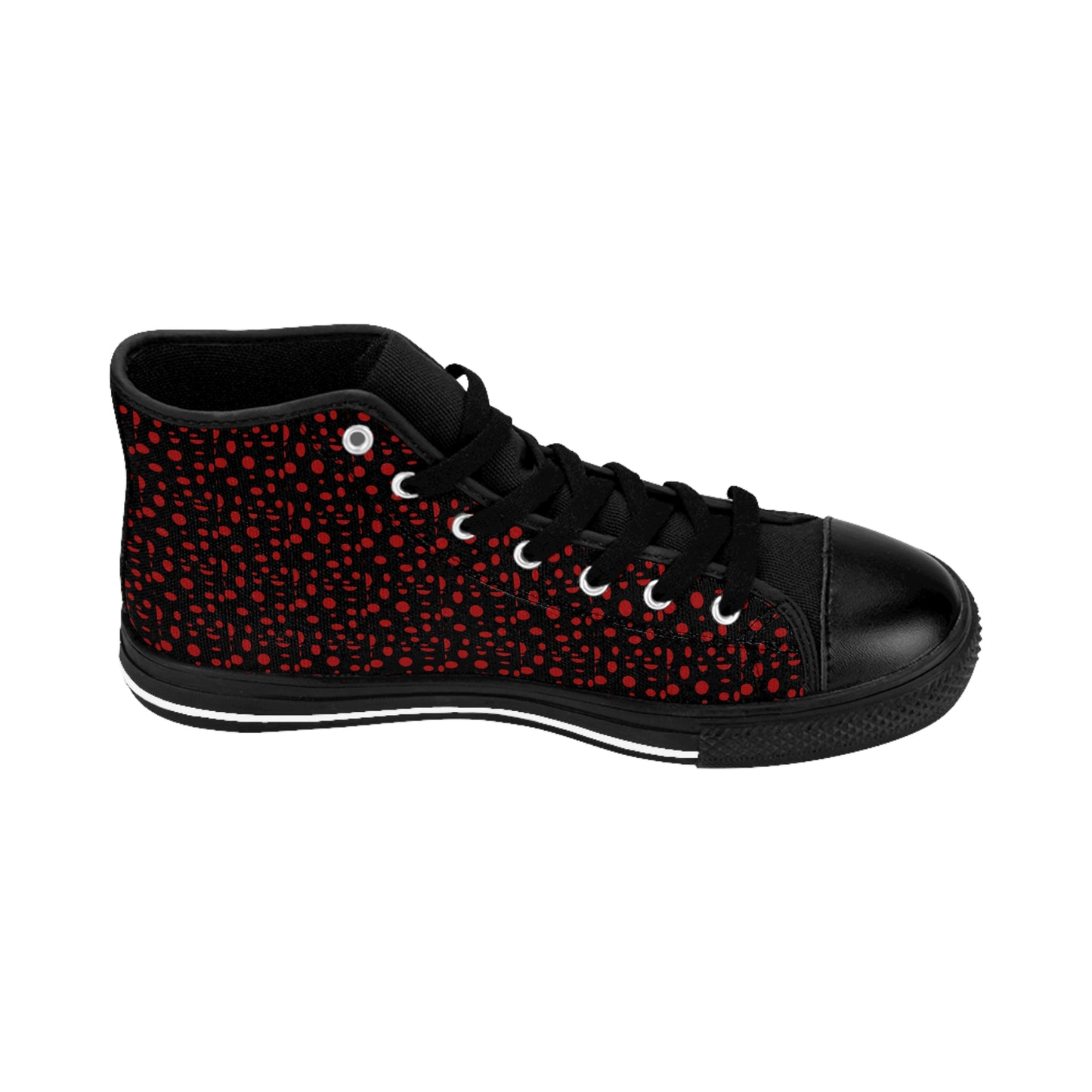 Small Black Ladybug Women's Classic Sneakers