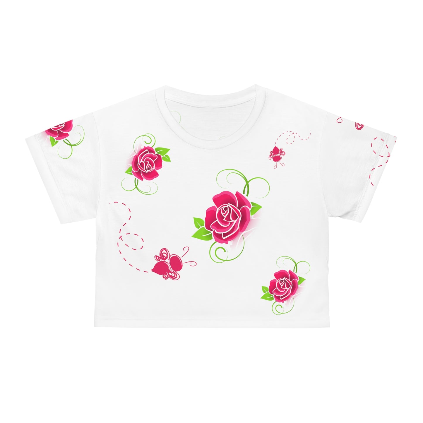 Bee & Flower Crop Tee