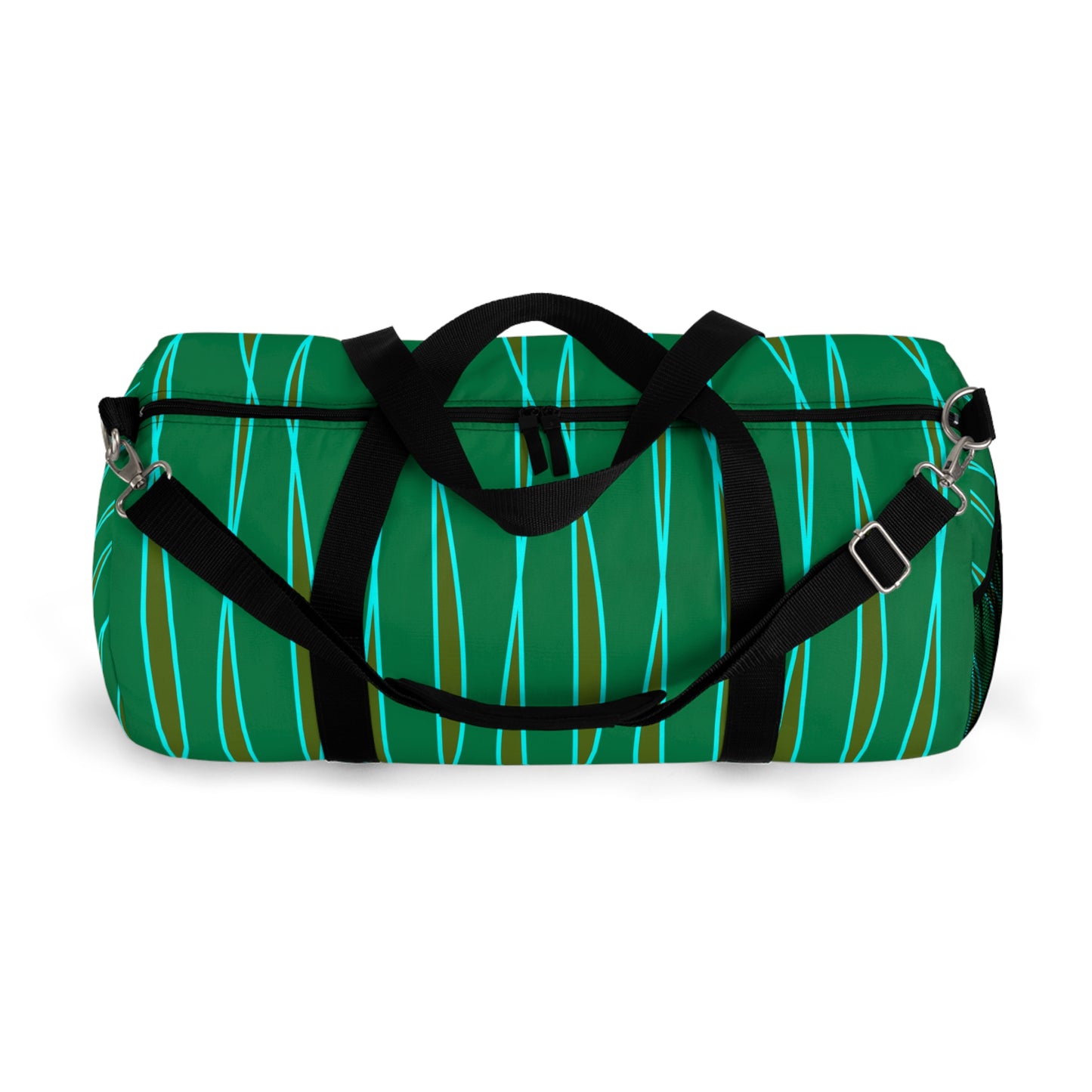 Light Ribbons (Green) Duffel Bag