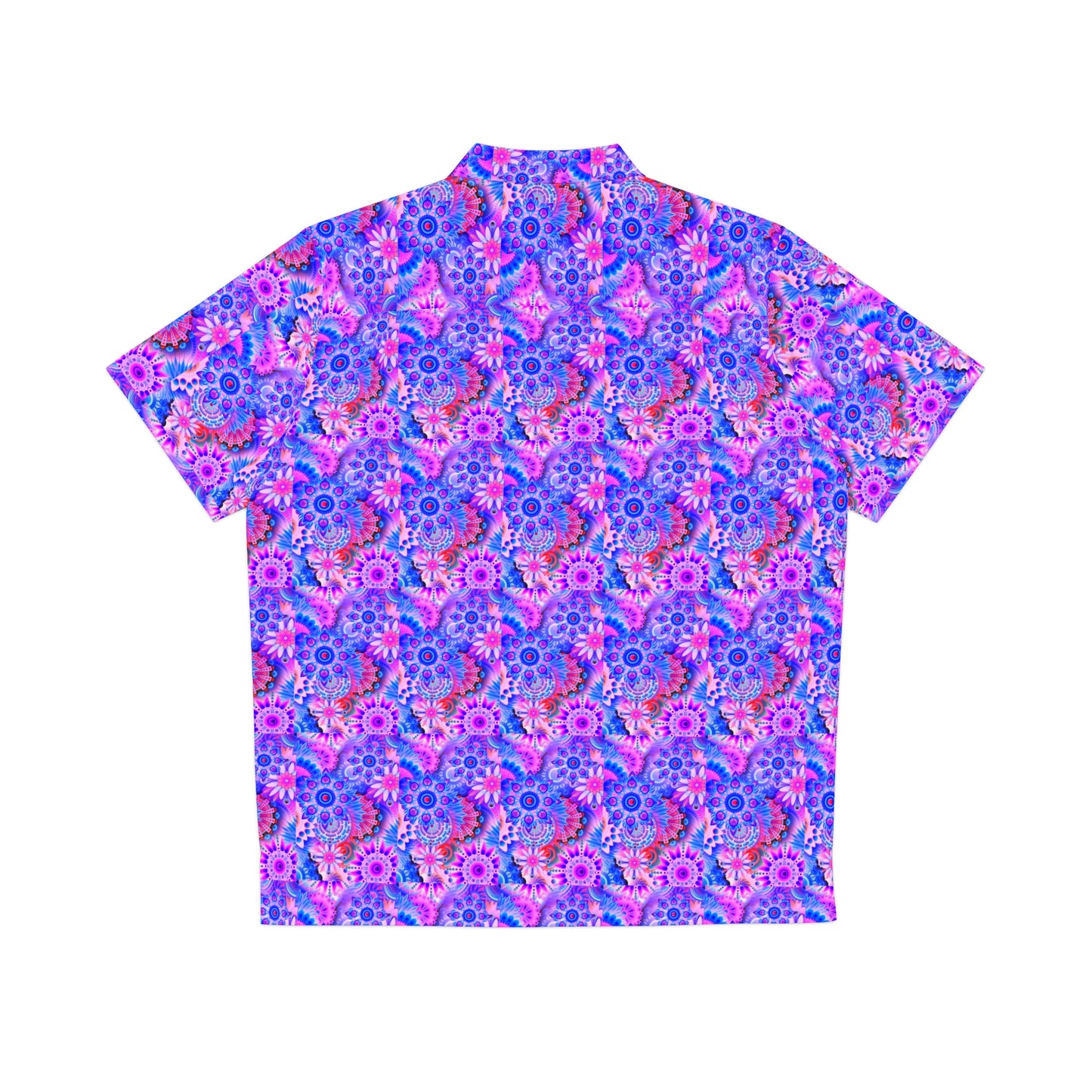 Mandalas-Pink 2   Men's Hawaiian Shirt