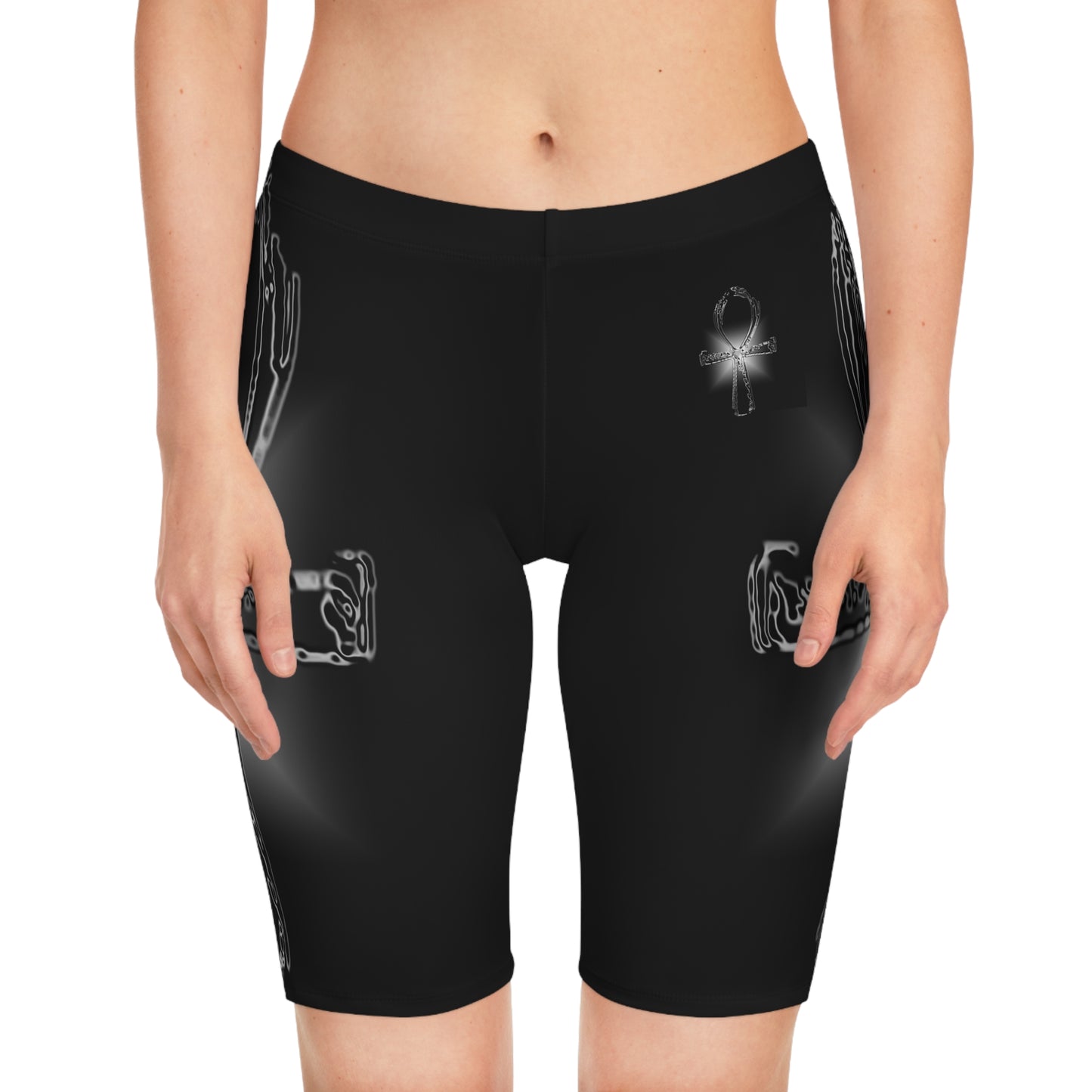 Glass  Ankh Women's Bike Shorts (AOP)