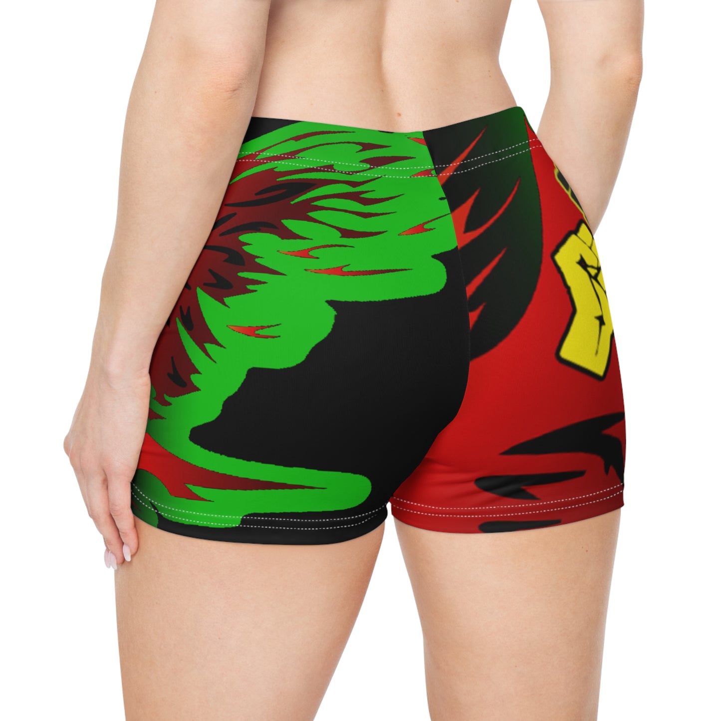 Afro Fire Bird  Women's Shorts (AOP)