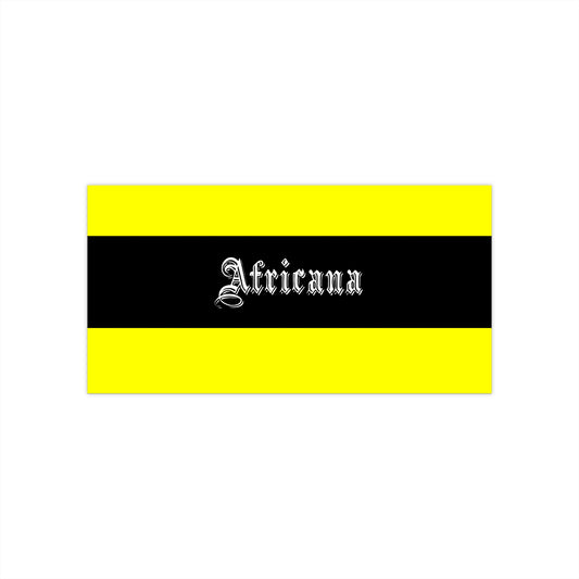 Africana  Bumper Stickers