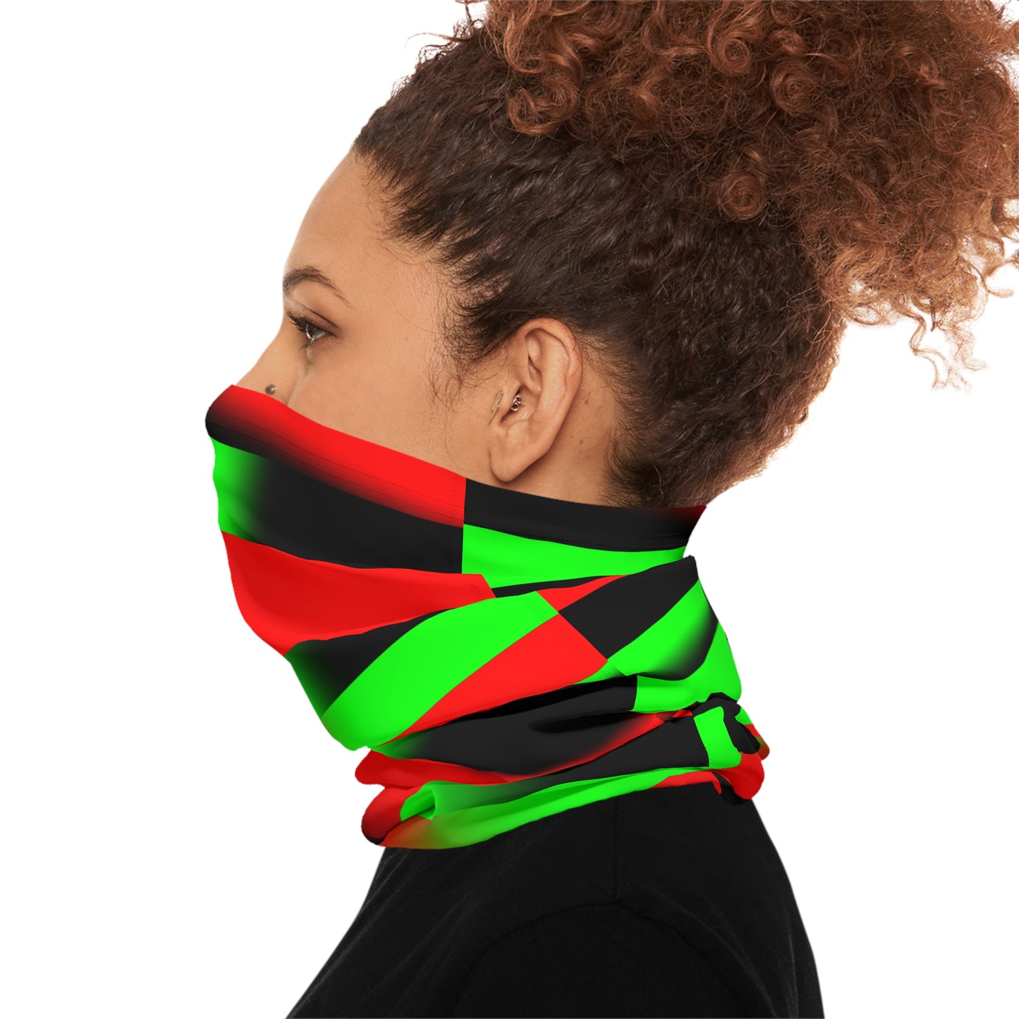 Afro Strips Flag Midweight Neck Gaiter