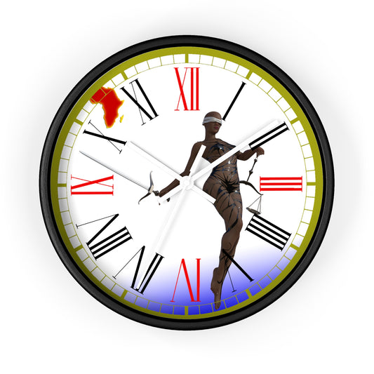 Lady Justice Wall clock