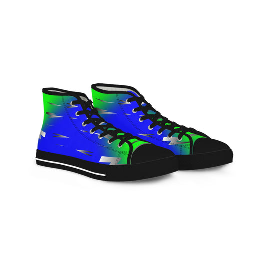 Silver Green.svg  Men's High Top Sneakers