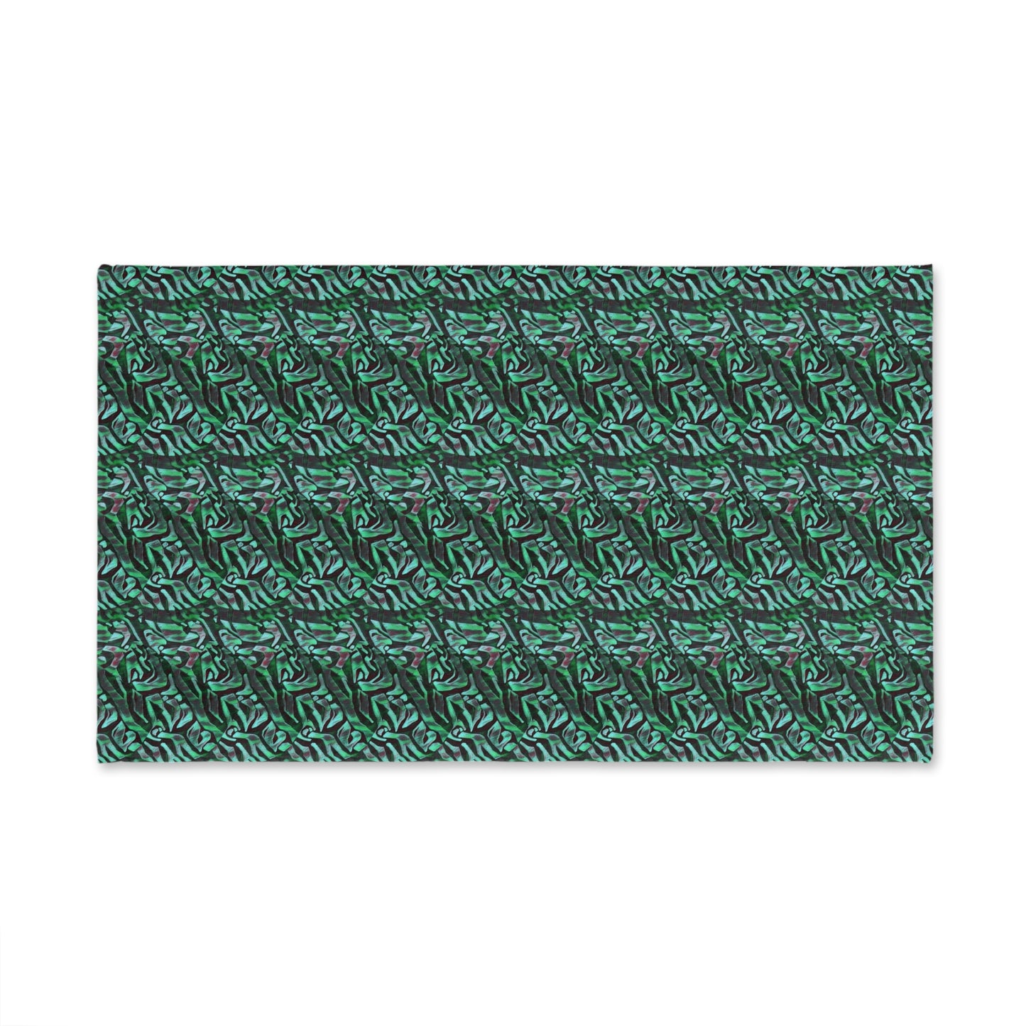 Mint Black Hand Towel