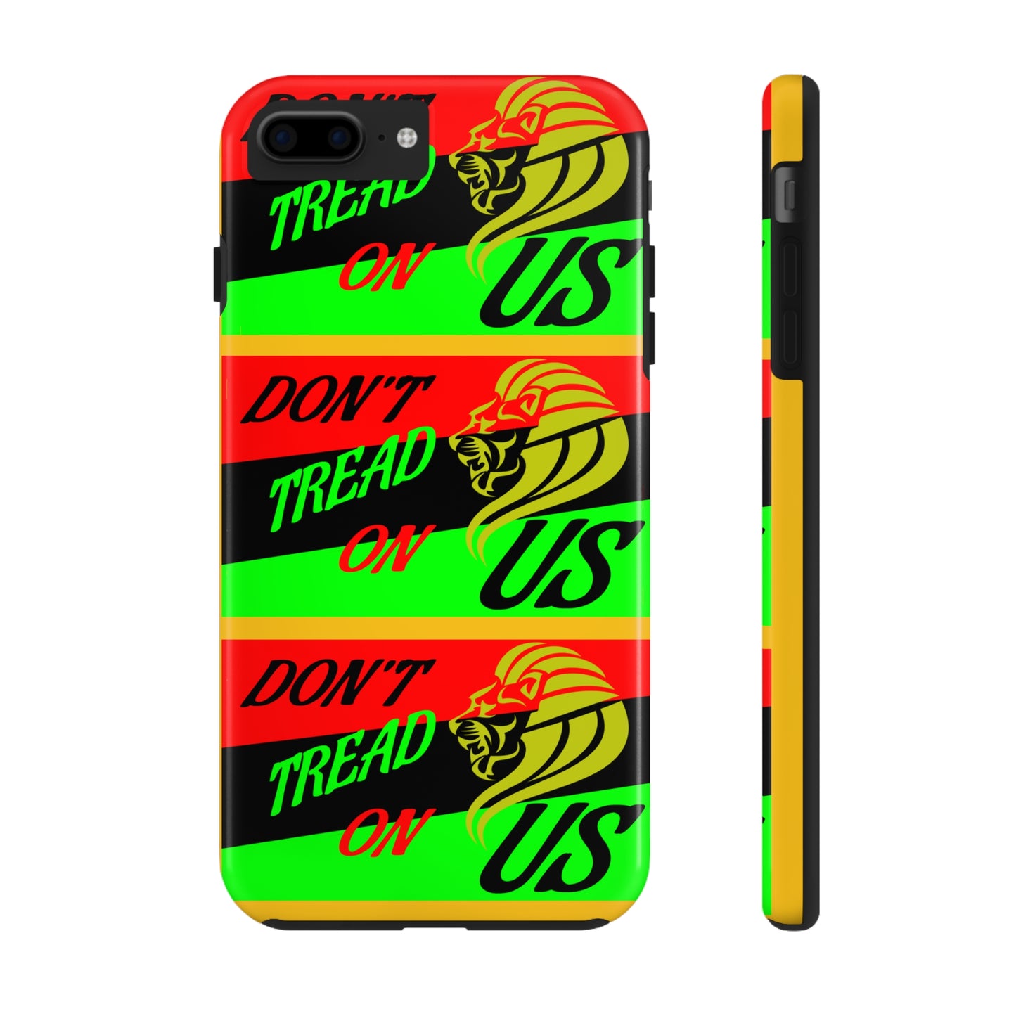 "Don't Tread On Us" African Diaspora Flag X's 3 Tough Phone Cases, Case-Mate