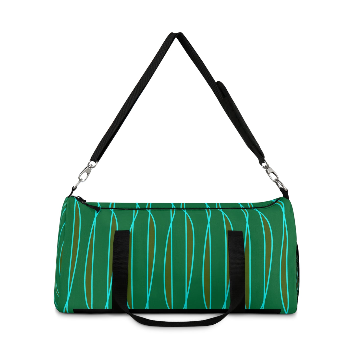 Light Ribbons (Green) Duffel Bag