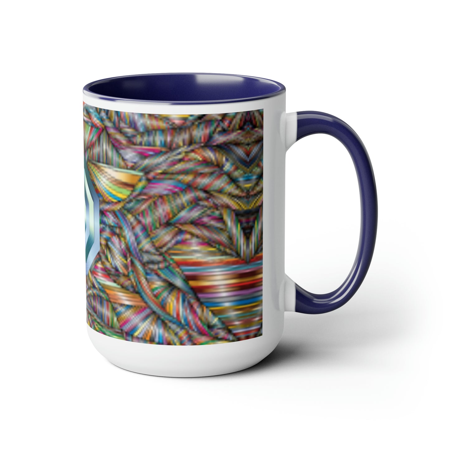 Cerebral Two-Tone Coffee Mugs, 15oz