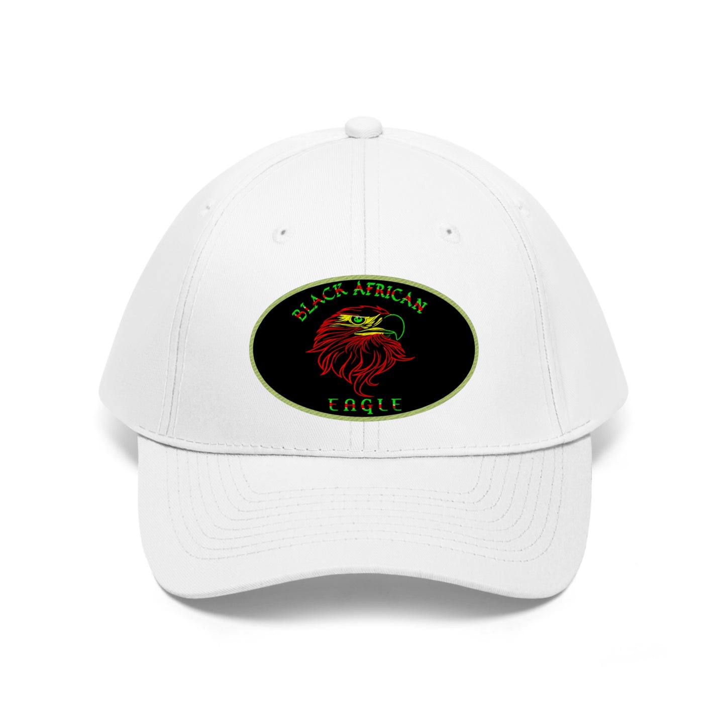 Black African Eagle  (EMBROIDERED )   Unisex Twill Hat