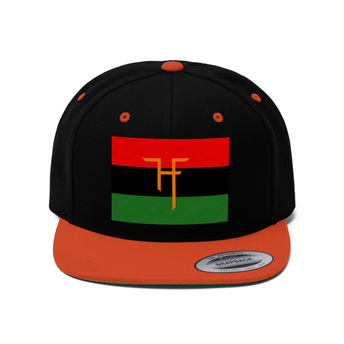 T F H DIASPORA FLAG (EMBROIDERED)  Unisex Flat Bill Hat