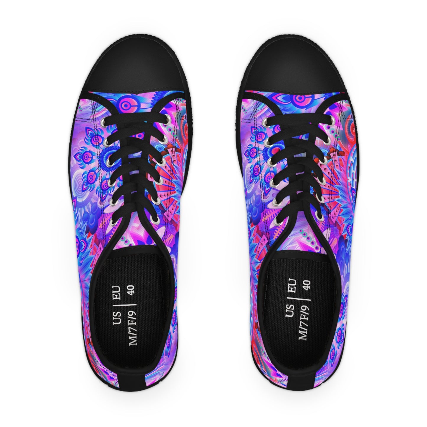 Mandalas-Pink 2 Women's Low Top Sneakers